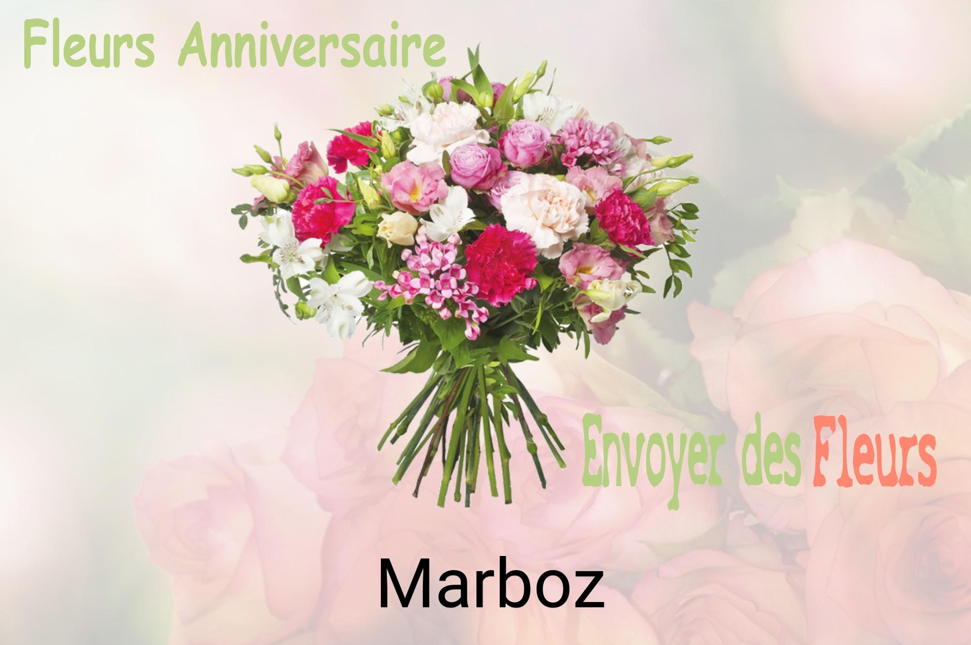 Bouquet de fleurs d’anniversaire livré à Marboz